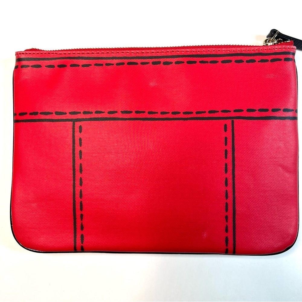 Rare Kate Spade Postmark Zipper Clutch Flat Pouch - Picture 2 of 14